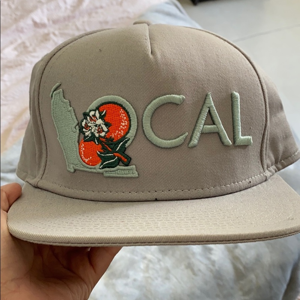 LOCAL brand grey snapback
